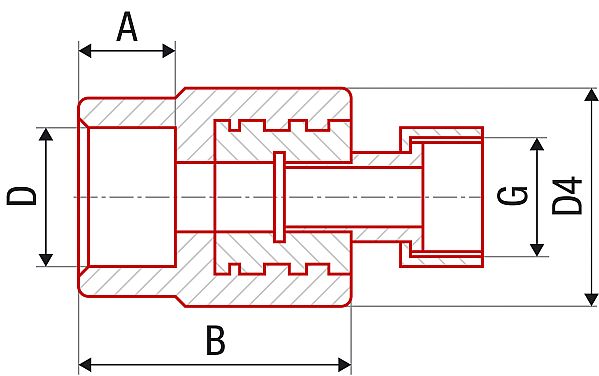 PPR zástřik s převlečnou maticí 20x3/4