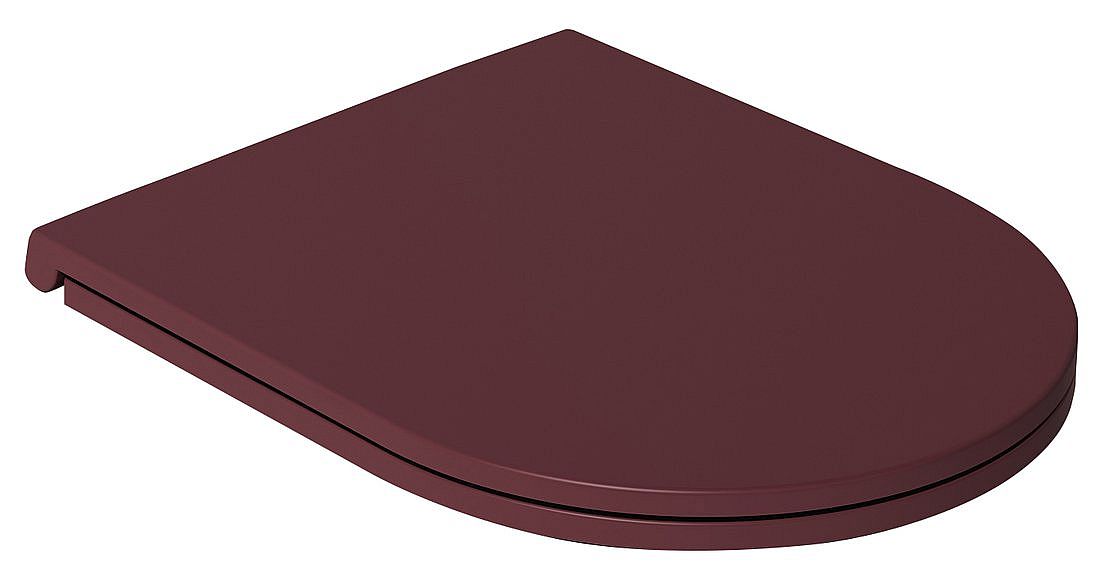 SAPHO ISVEA INFINITY WC sedátko, SLIM, Soft Close, Easy Take, maroon red,  40KF0543I-S