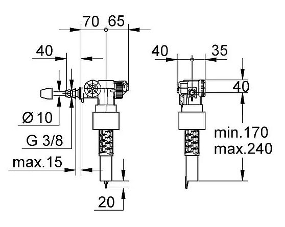 Grohe 37095000 napouštěcí ventil