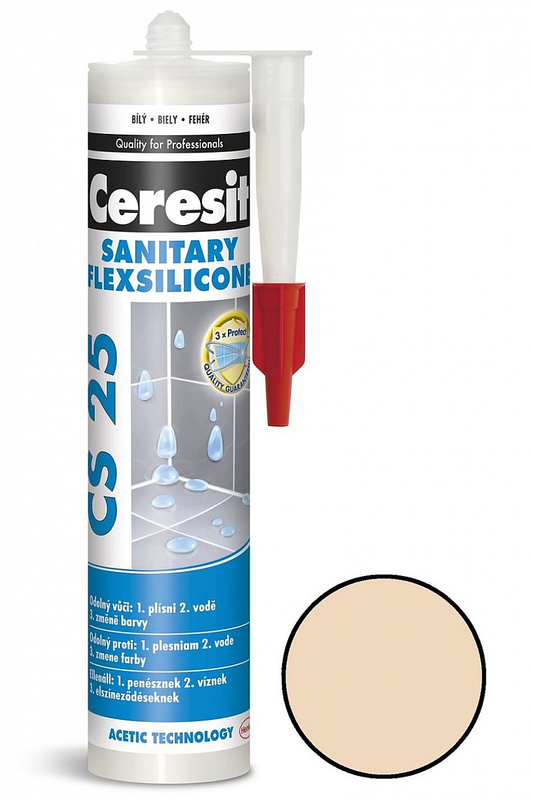 Ceresit CS 25 silikon caramel 280ml, 2908846