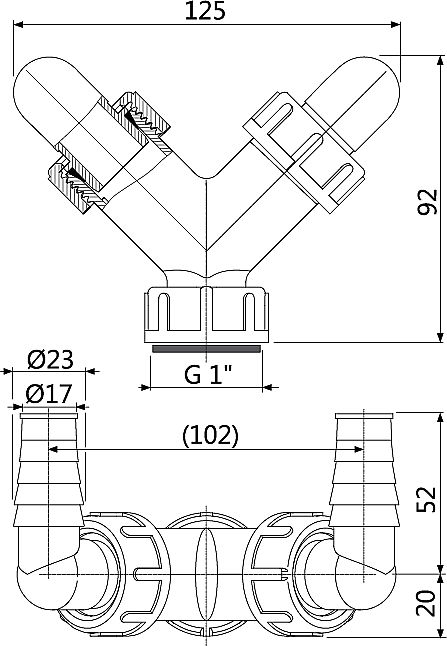 Alcadrain P148 kolínko