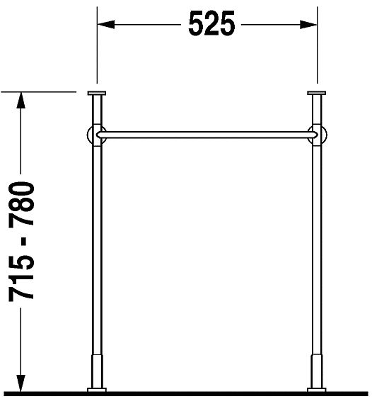 Duravit Luv 700434000000000 volně stojící vana 1800x850