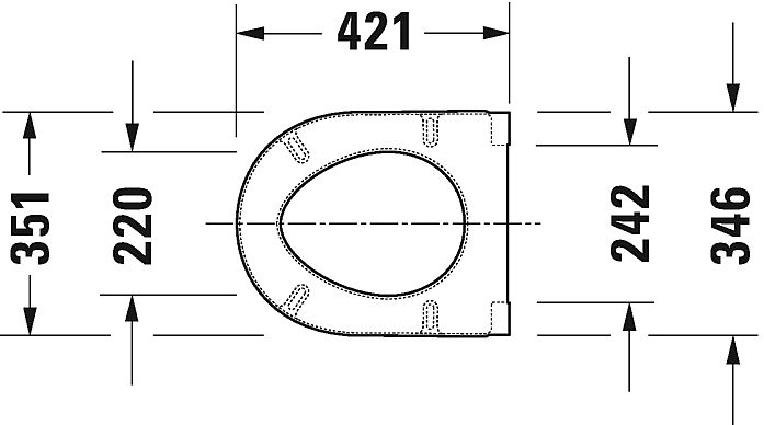 Duravit Starck3 0063890000 wc sedátko