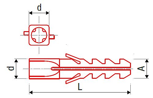 PPR hmoždinka 10mm-10ks 91610