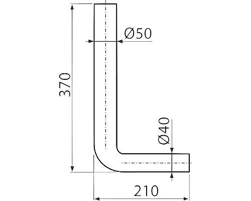 Alcadrain Z0014-ND wc náhradní koleno  A93