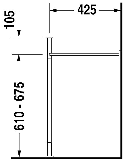 Duravit Luv 700434000000000 volně stojící vana 1800x850