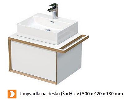 INTEDOOOR OXO Multi skříň 60 1Z s UM na desku,výřez na ručník vpravo, bez OALU, OXO MULTI 60 1Z KDP