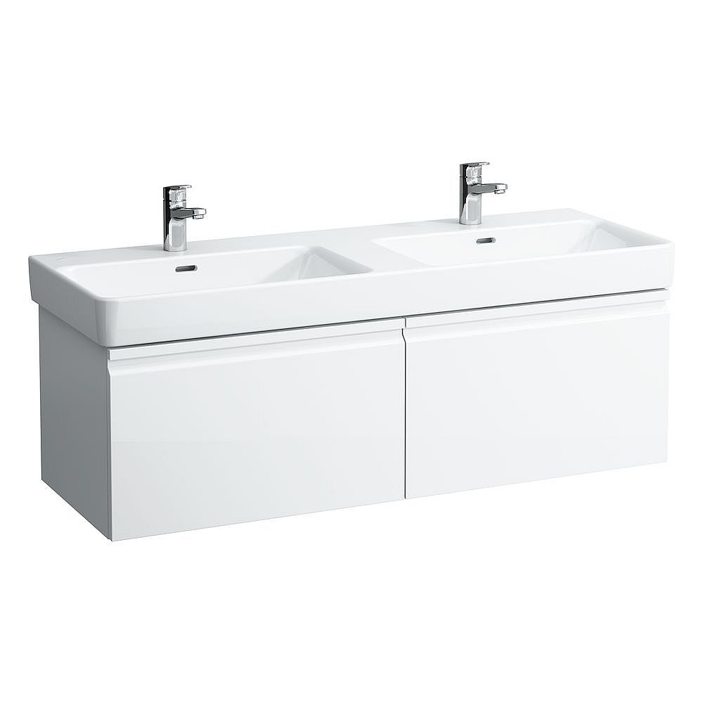 LAUFEN PRO S H4835720964751 skříňka pod umyvadlo 126 × 45 × 39 cm, pro H814968, bílá lesk