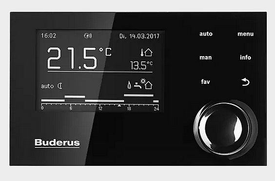 Buderus drátový termostat Logamatic RC310 7-738-112-369