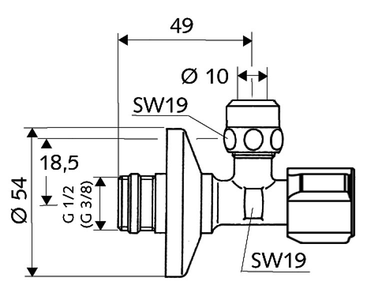 Schell Comfort 054280699 roháček s filtrem 1/2