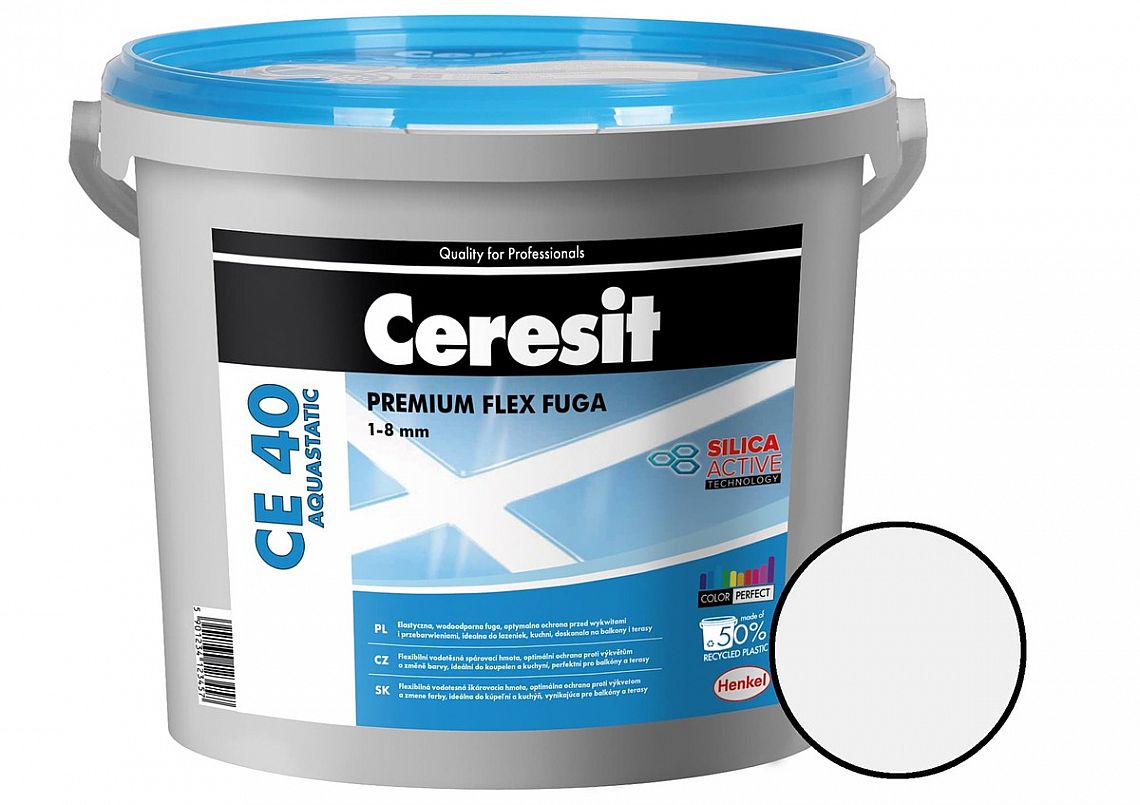 Ceresit CE40 bílá spárovací hmota 5kg, 2405318