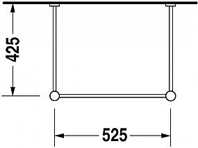 Duravit Luv 700434000000000 volně stojící vana 1800x850