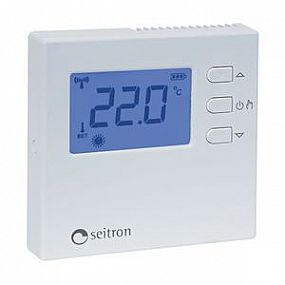IVAR.TRD prostorový termostat - bezdrátový - 2x1,5V AA; +5 °C až +35 °C, TRD02B