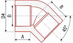 PPR koleno 63/45 203063