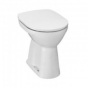 JIKA Lyra Plus H8253870000001 samostatně stojící WC, ploché splachování, svislý odpad, otevřený splachovací kruh