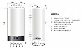 Ariston Genus One system 35 3301029 plynový kondenzační kotel topný