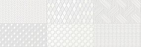 SAPHO CAMALEONTE obklad Decor Mix Blanco 20x60 (1,44 m2),  CAM001