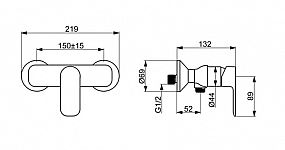 HANSA HANSABASIC 55450103 sprchová baterie