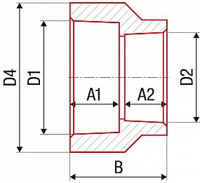 PPR redukce 50x40 209050040