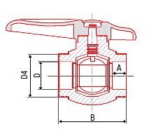 PPR ventil kulový s páčkou 25 301025