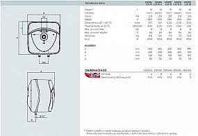 Ariston Andris Lux 10 U 3100361 ohřívač vody 2.0kW - spodní