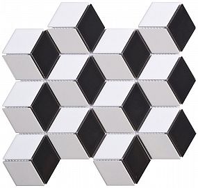 TECH mozaika Cube Grey 26,5x30,9,  INT075