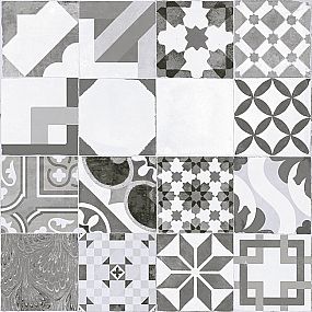 HIDRAULICO dlažba Mosaico Gris 45x45 (1,62m2),  HDO010