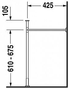 Duravit Luv 700434000000000 volně stojící vana 1800x850