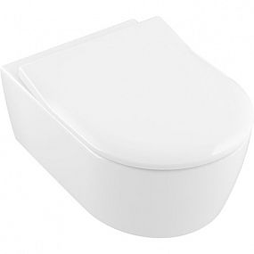 Villeroy Boch AVENTO 5656RS01 Combi-Pack WC závěsný bez okraje + sed. bílá