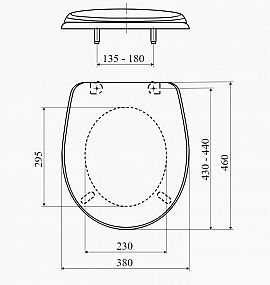 Slovarm P-3557 Royal wc sedátko, 620969