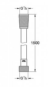 Grohe Silverflex 28364000 sprchová hadice 150cm