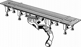 Viega Advantix Vario 721671 sprchový žlábek 300-1200mm - snížený