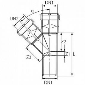 US odbočka USEA 110/75 45st 7070643470